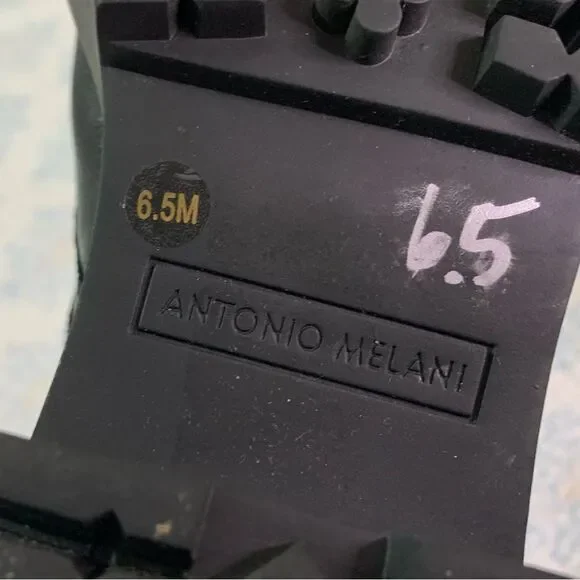 Antonio Melani 20th Anniversary Collection Lace-up Combat Moto Boots 6.5 - Picture 5 of 5